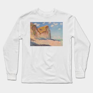 Cliffs near Pourville by Claude Monet Long Sleeve T-Shirt